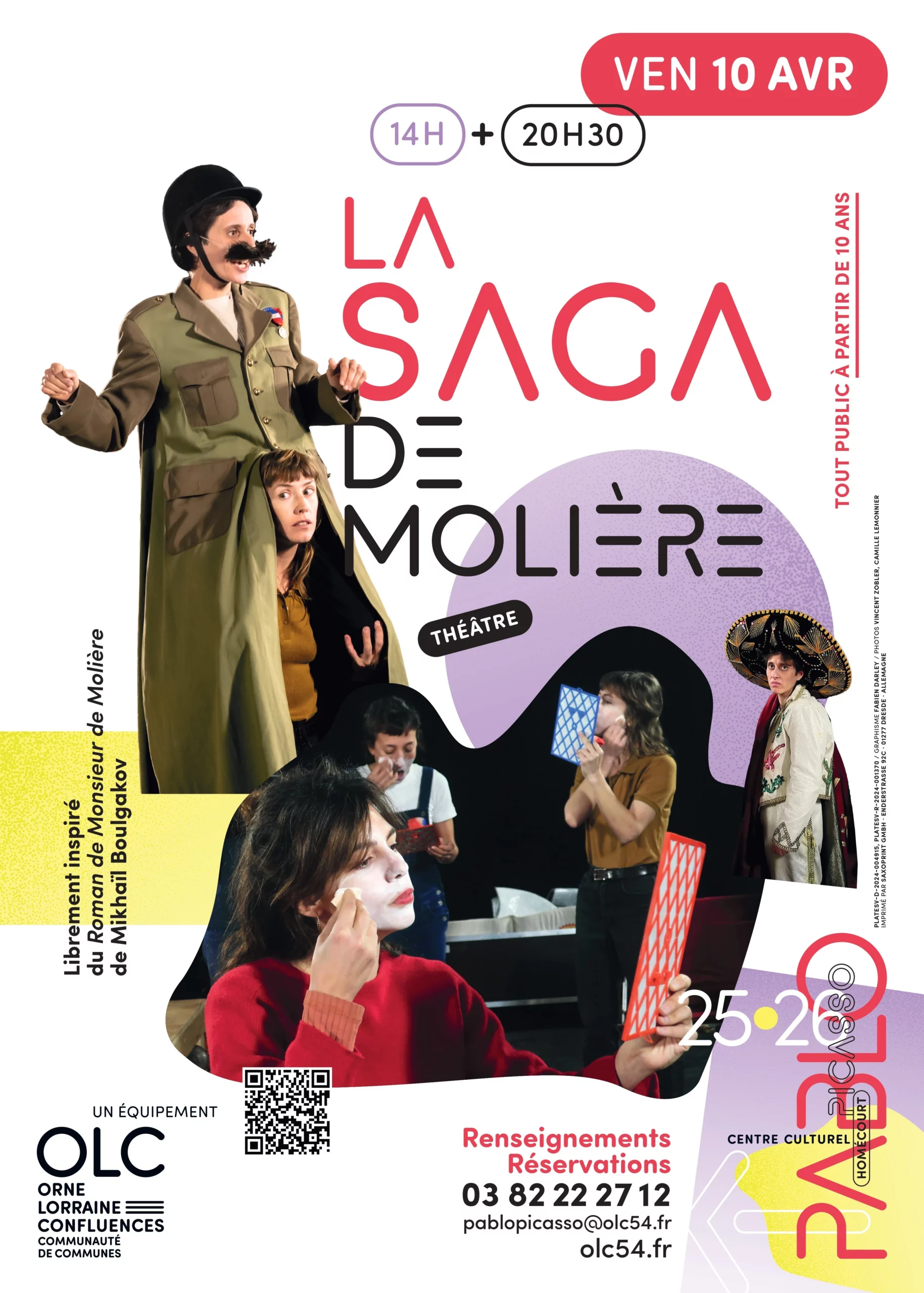 Affiche La Saga de Molière